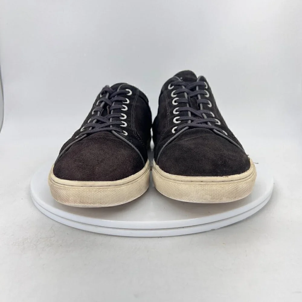Rodd & Gunn Men Size EU45 US 12 Black Suede White Sole Lace Up Comfort Shoes